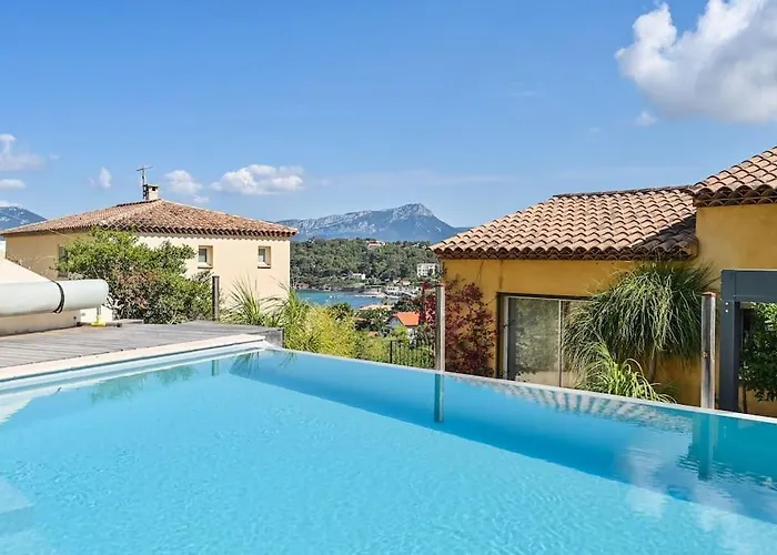 Villa Avec Piscine Vue Mer La Garonne zdjęcie