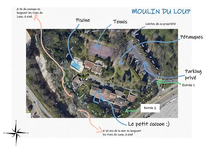 Le Moulin - Piscine, Tennis, Tv, Plage A 5Min カーニュ・シュル・メールの写真