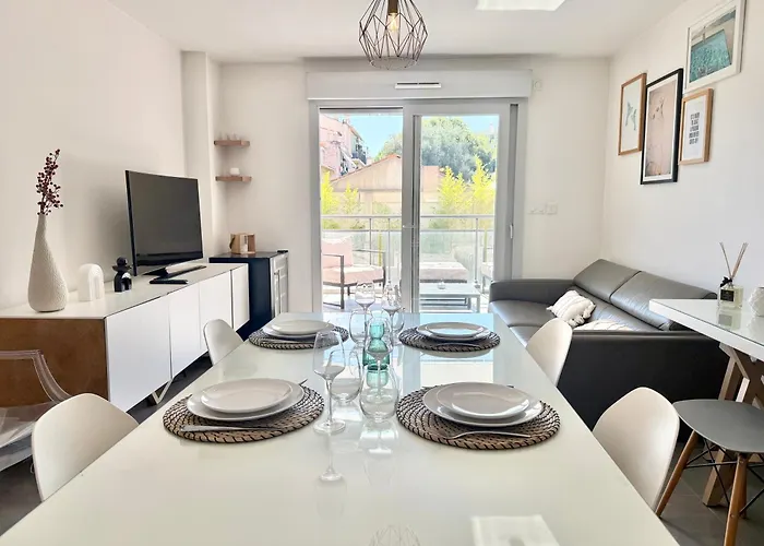 לה קאנה T2 - Piscine - Garage Prive - 5 Min De Cannes תמונה