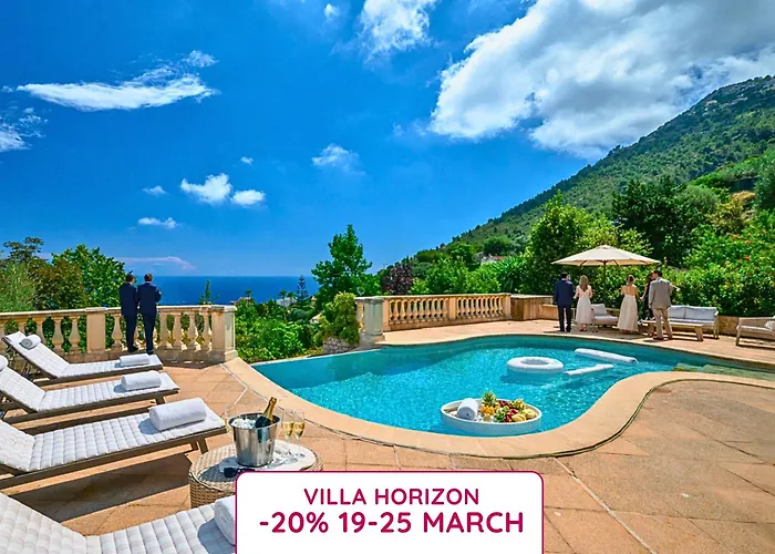 Villa Horizon - 5Min From Monaco - Panoramic View - Ideal Groups & Families - Parking - Private Garden - Calm - With Cls Events zdjęcie