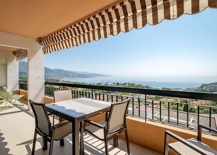 Le Belvédère des Cyprès - vue mer, terrasse, 2 chambres Rocabruna foto